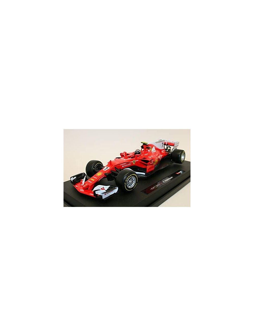 Bburago 1 18 2017 FERRARI FORMULA 1 F1 SF70H KIMI RAIKKONEN Diecast Car Model