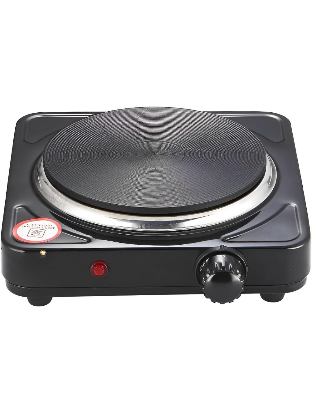 Unibos 1000W Single Hot Plate Precise Table Top Cooking Cast Iron Heating Plate Portable Electric