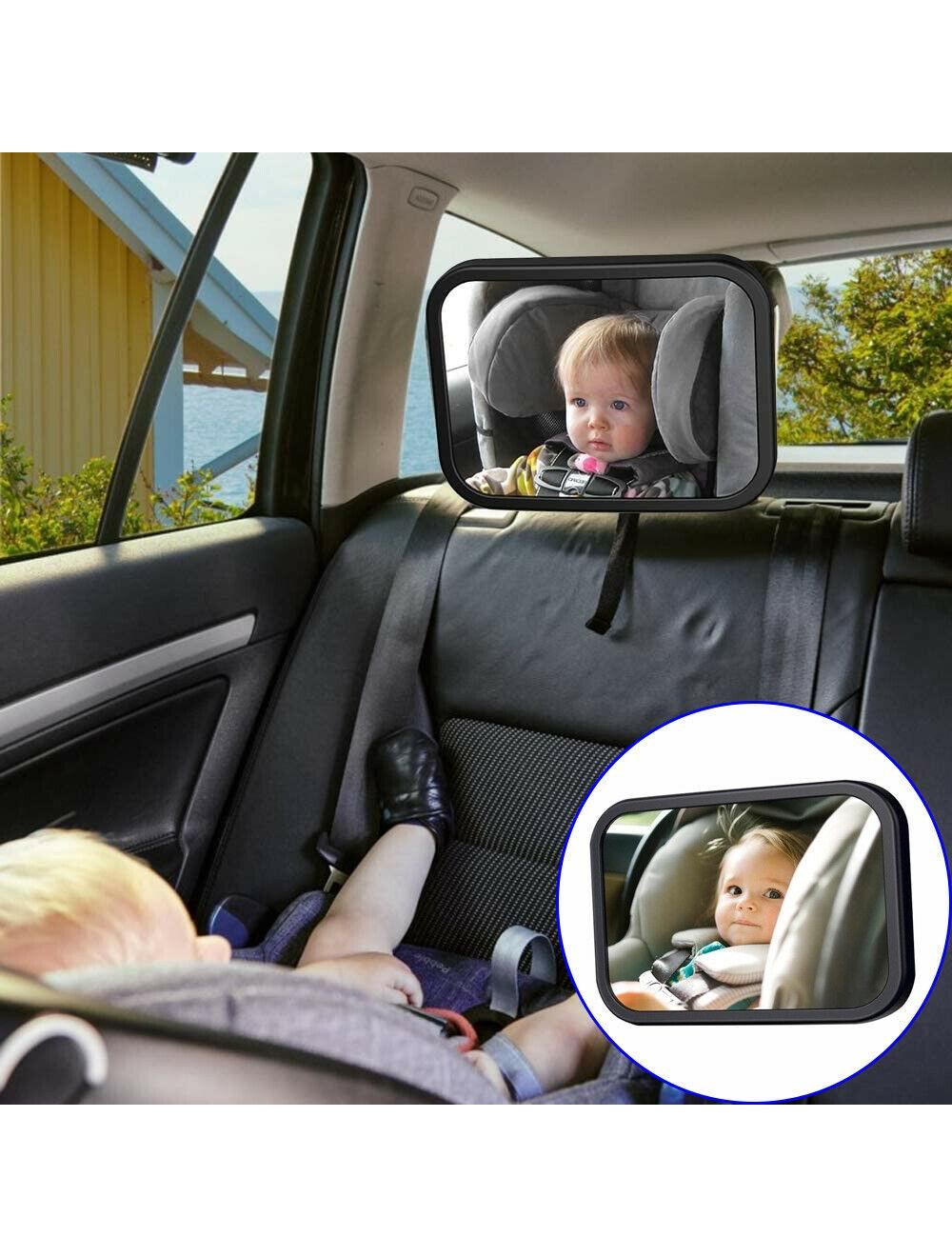 Unibos Baby Car Mirror for Back Seat, Baby Car Seat Mirror, Safety Crystal  Clear view, Shatterproof