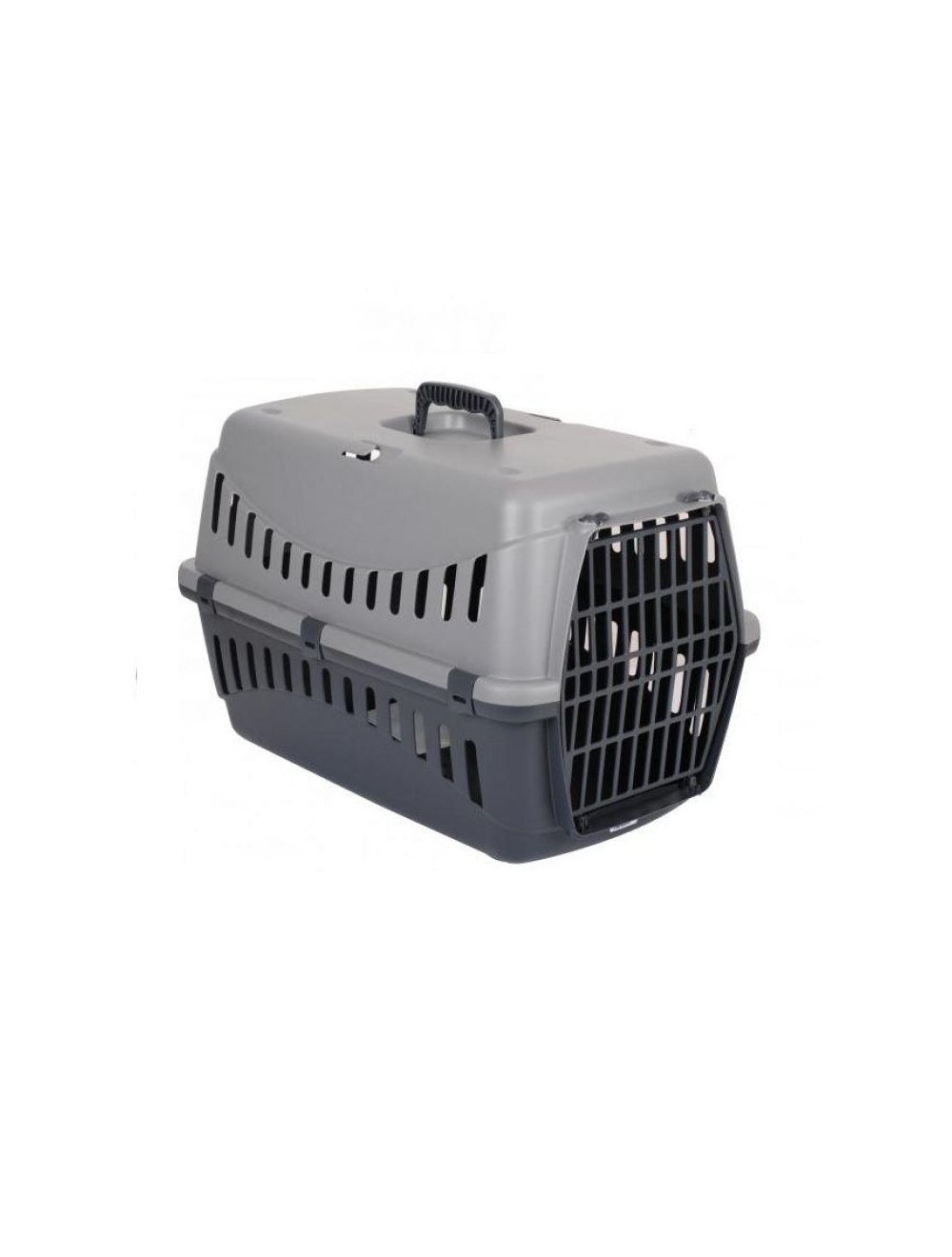 XL Pet Dog Cat Carrier Basket Cage Portable Travel Kennel Vet with Door Grey