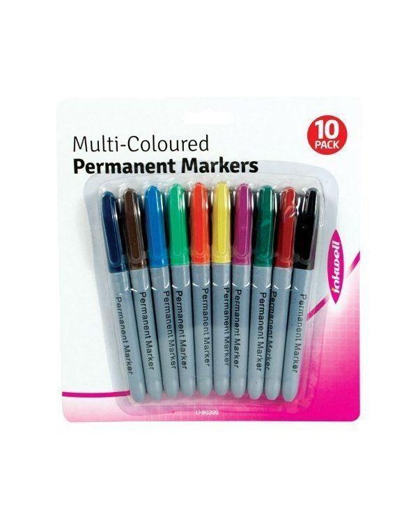 coloured permanent markers