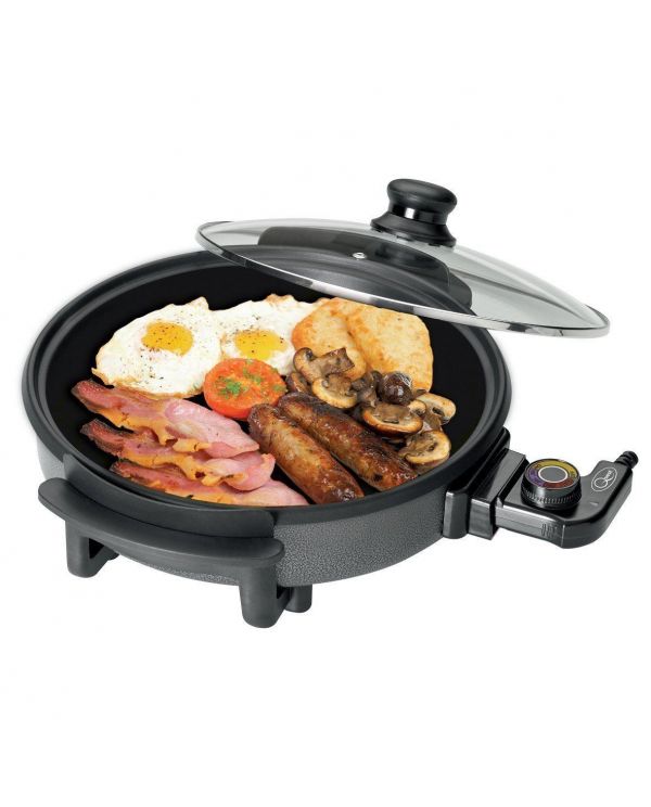 1500 Watt Multi Cooker with Medium 30cm Diameter Electric Frying Pan