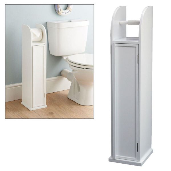 Buy Free Standing Toilet Paper Roll Holder Storage Cabinet From Unibos