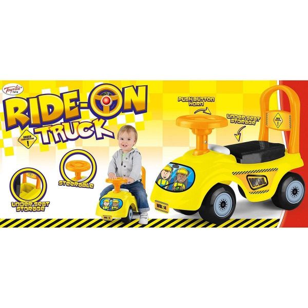 childs digger ride on toy