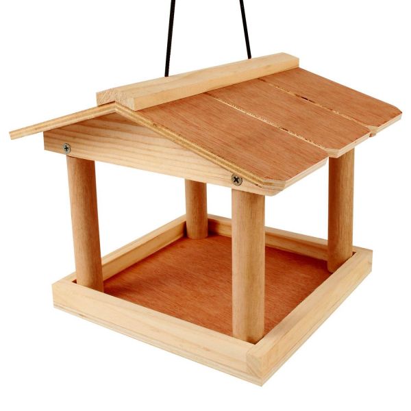 Buy Wild Bird Feeding Station Garden Wooden Tree Hanging Birds