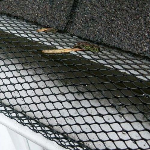 Gutter Guard Leaf Mesh Roof Guttering Stop Leaf Blocks 5m X 16cm